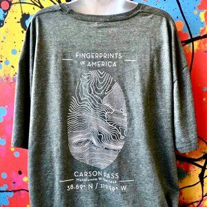 Carson's Pass T-Shirt California Mokelumne Wilderness CA Mens 2XL